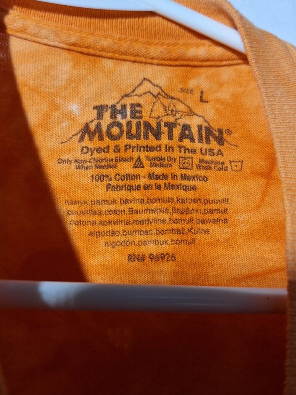 The Mountain Dragon T-Shirt, Orange, L - Picture 5 of 5